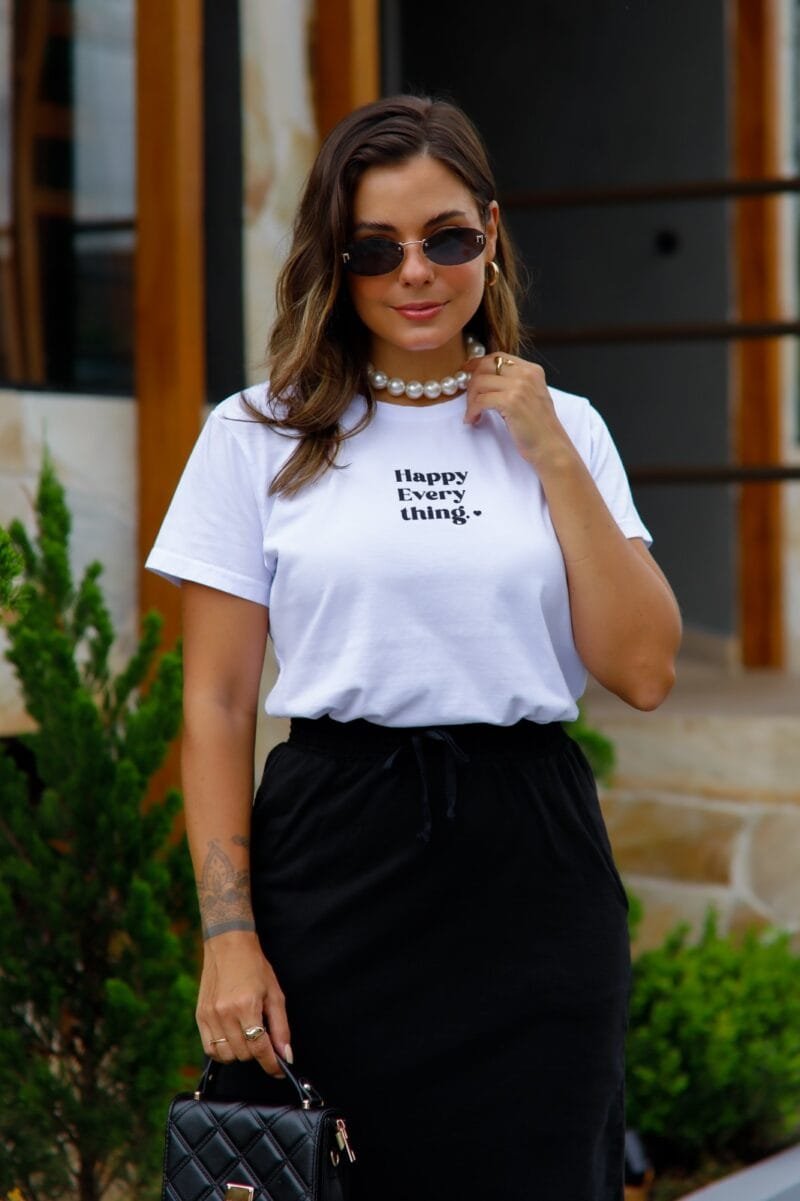 Tshirt Feminina Estonada Branco Thing - Image 2