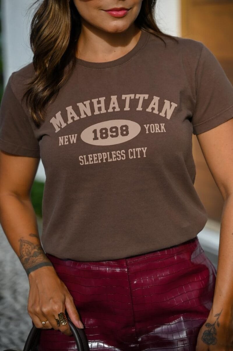 Tshirt Feminina Estonada Café Manhattan