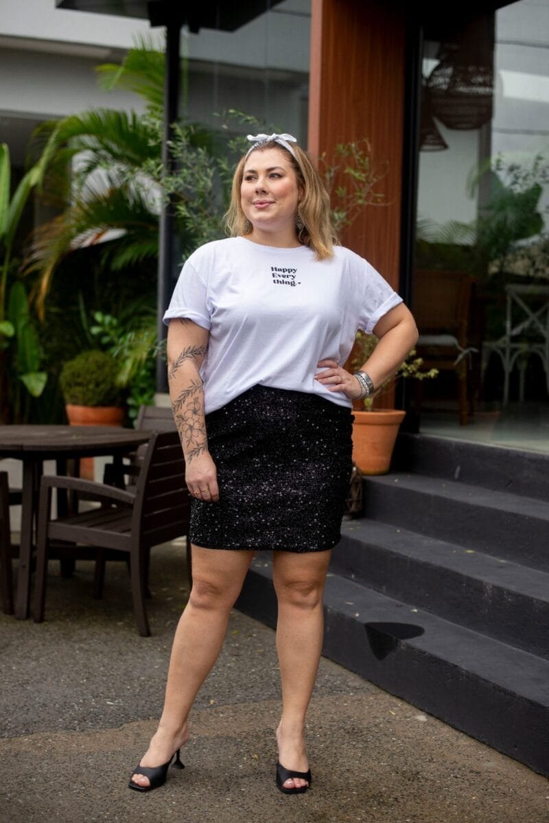 Tshirt Feminina Estonada Plus Branco Thing - Image 3