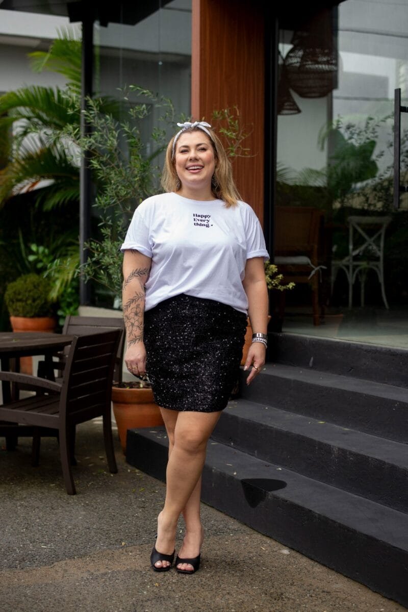 Tshirt Feminina Estonada Plus Branco Thing - Image 2