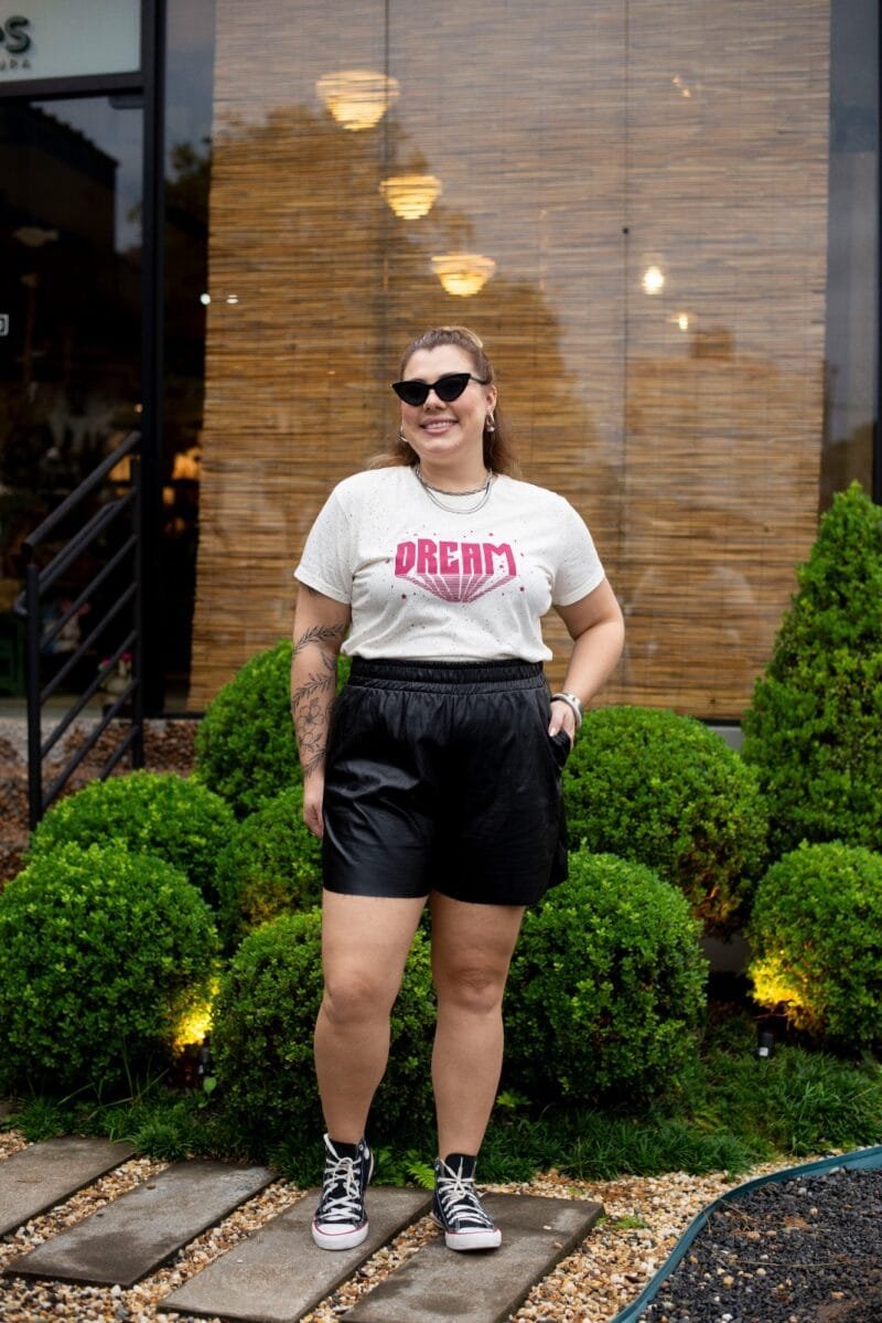 Tshirt Feminina Estonada Plus Off Respingos Dream - Image 3
