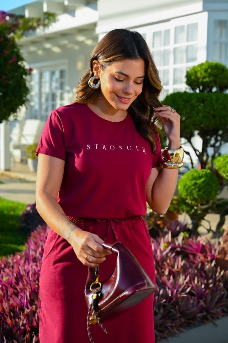 Tshirt Feminina Estonada Cereja Stronger - Image 4