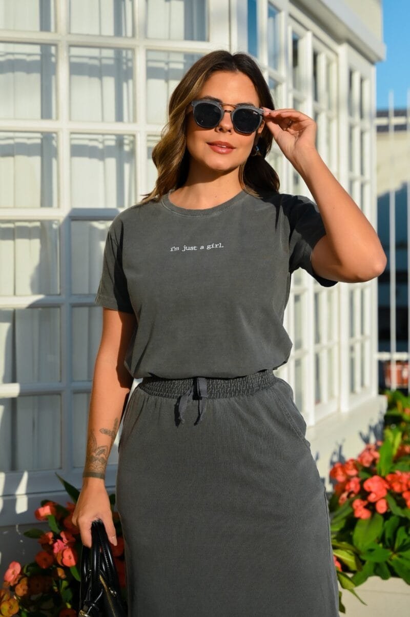 Tshirt Feminina Estonada Chumbo Just - Image 4