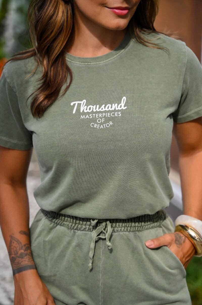 Tshirt Feminina Estonada Verde Thousand