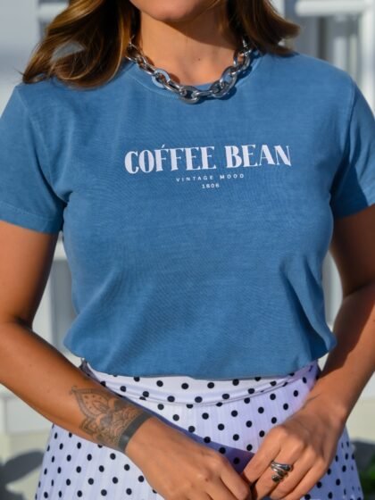 Tshirt Feminina Estonada Jeans Coffee