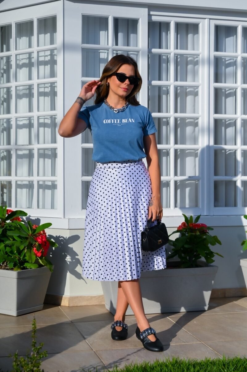 Tshirt Feminina Estonada Jeans Coffee - Image 4