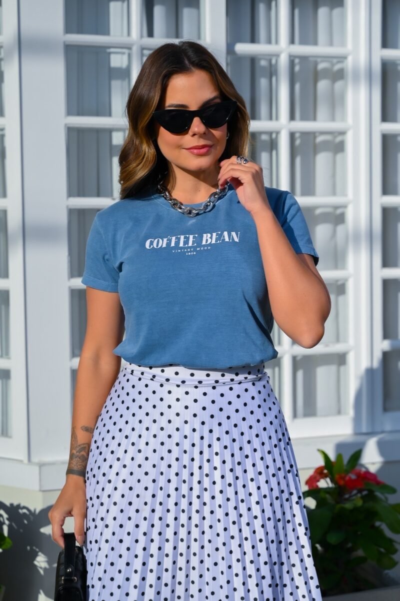 Tshirt Feminina Estonada Jeans Coffee - Image 2