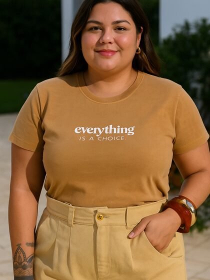 Tshirt Feminina Estonada Plus Mostarda Everithing