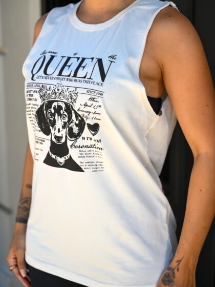 Muscle Tee Feminina Estonada Off Queen