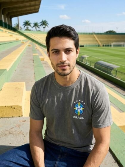 Camiseta Unissex Chumbo Brasão