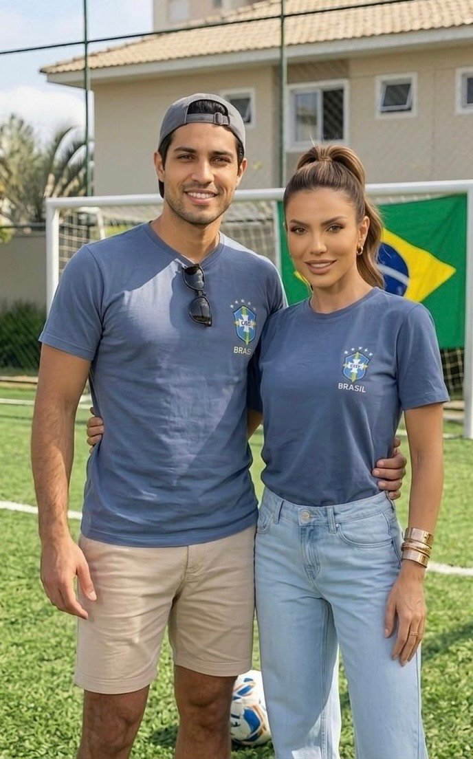 Camiseta Unissex Copa Azul Jeans