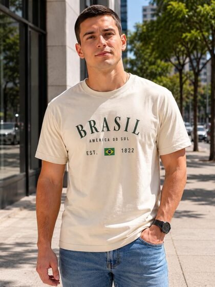 Camiseta Unissex Off Brasil 1822