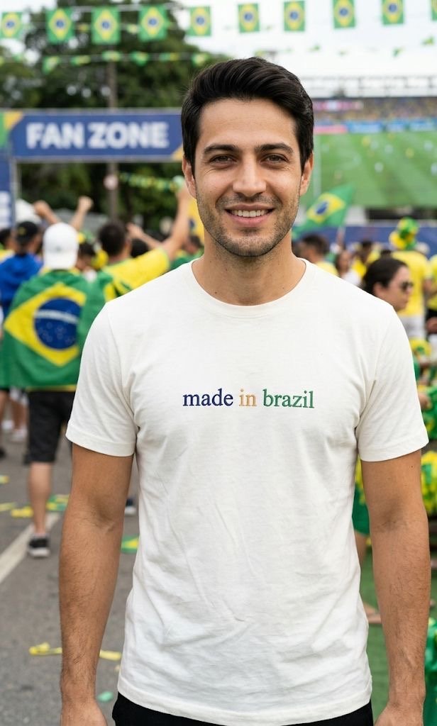 Camiseta Unissex Off Made in Brazil