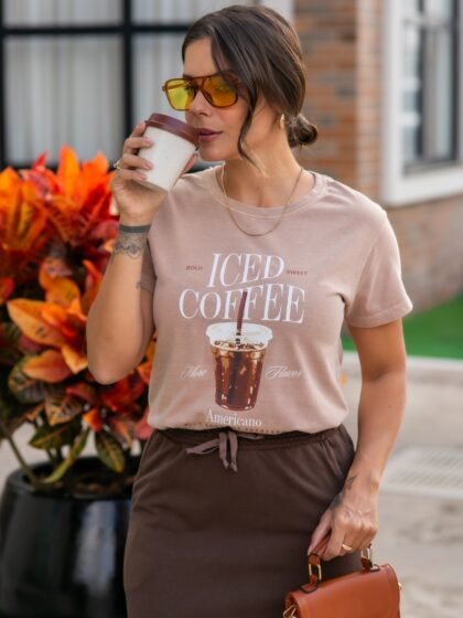 Tshirt Feminina Iced coffee