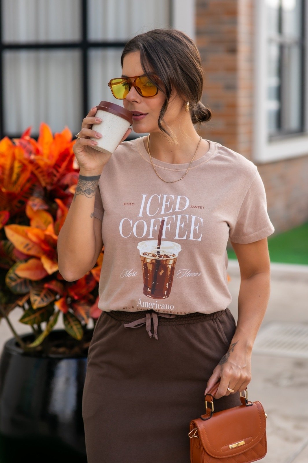 Tshirt Feminina Iced coffee