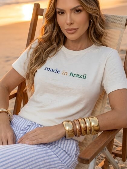 Tshirt Feminina Off Made in Brazil