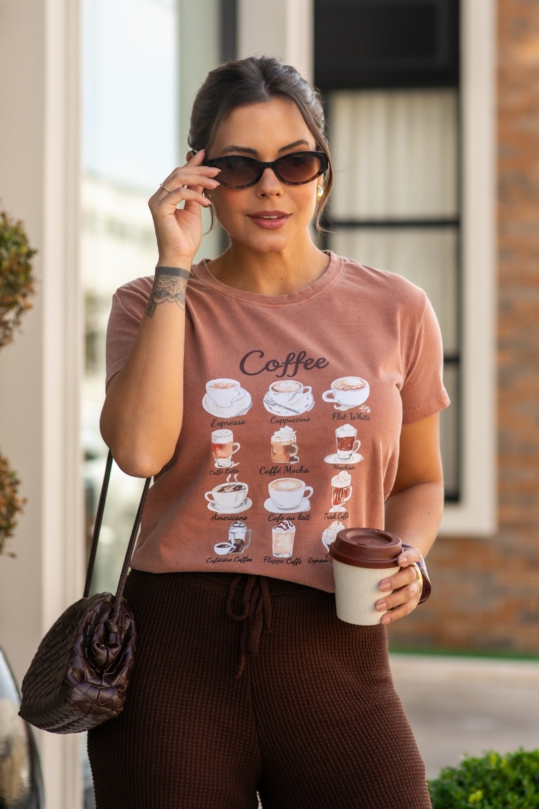 Tshirt Feminina Telha