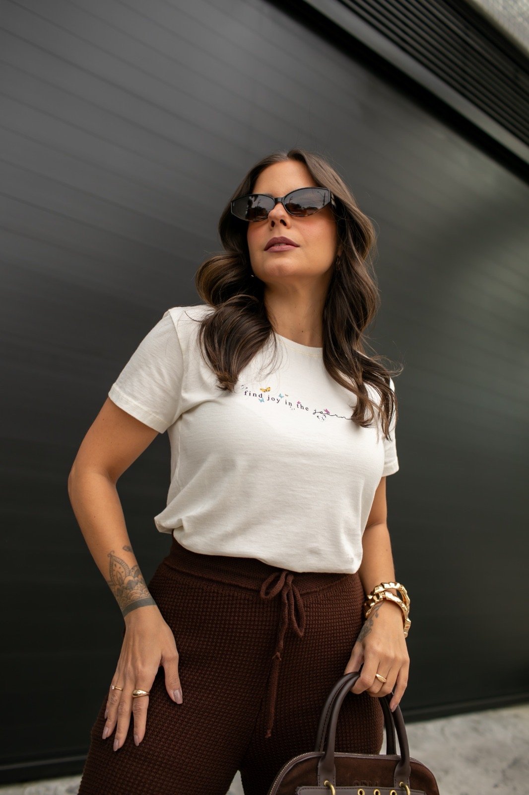 Tshirt Feminina Off Borboletas